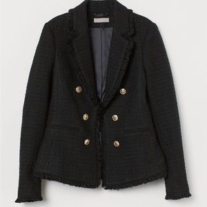 H&M Textured Wood-Blend Jacket